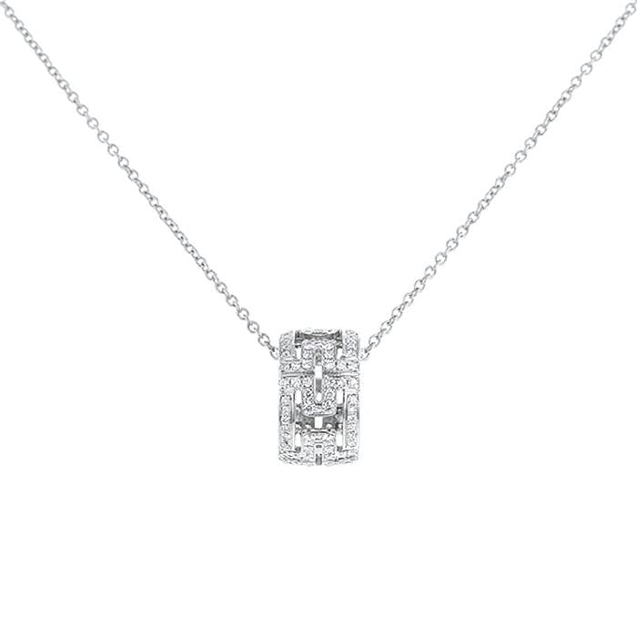 [⭐DORISW]PARENTESI HALSKETTE SILBER DIAMANT