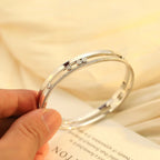 [⭐DORISW]Move Romane Diamond Bangle Bracelet