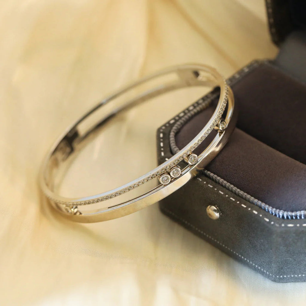 [⭐DORISW]Move Romane Diamond Bangle Bracelet