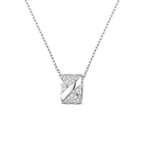 [⭐DORISW] LIENS EVIDENCE HALSKETTE MIT DIAMANTBESATZ