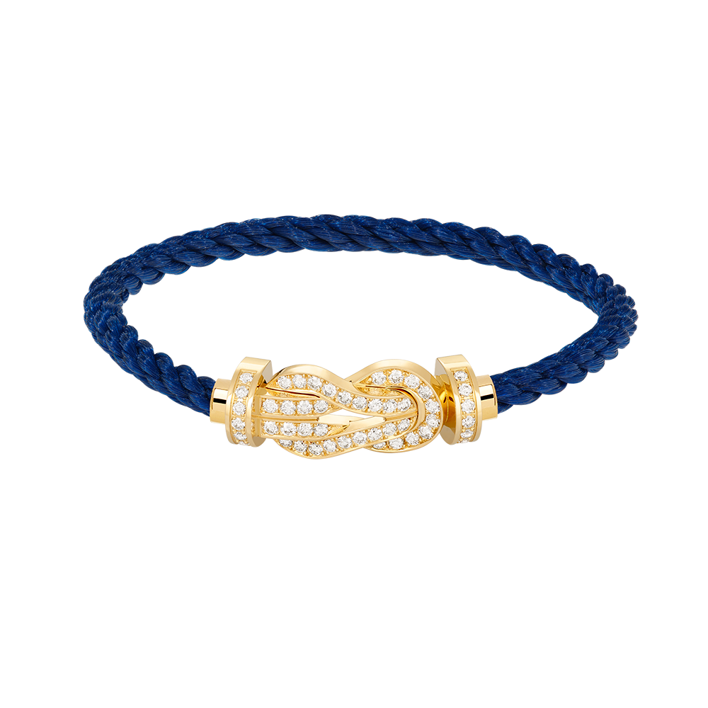 [⭐DORISW] CHANCE GROSSES 8-FIGUREN-SCHNALLEN-ARMBAND MIT VOLLBESATZ GOLD
