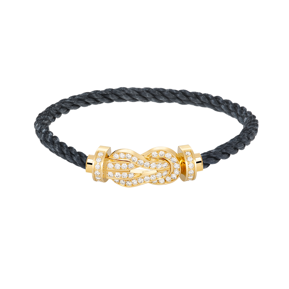 [⭐DORISW] CHANCE GROSSES 8-FIGUREN-SCHNALLEN-ARMBAND MIT VOLLBESATZ GOLD