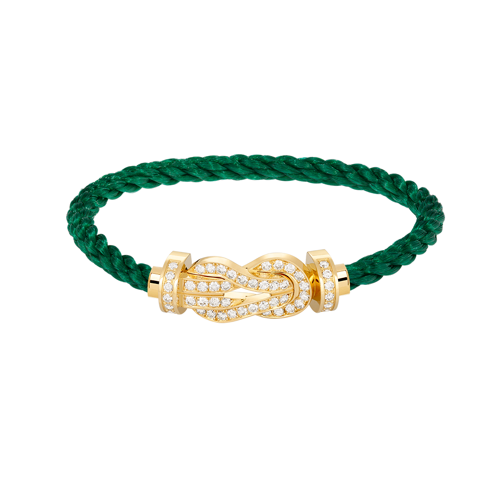 [⭐DORISW] CHANCE GROSSES 8-FIGUREN-SCHNALLEN-ARMBAND MIT VOLLBESATZ GOLD