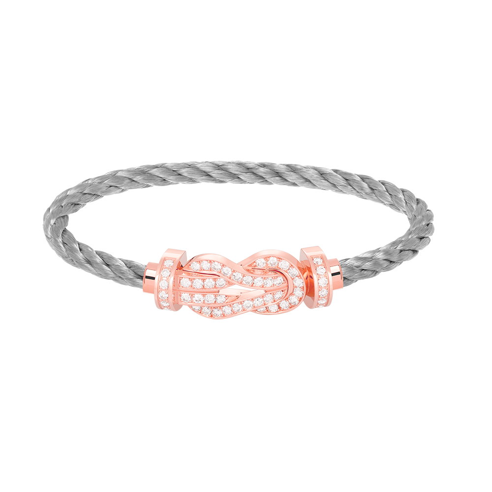 [⭐DORISW] CHANCE GROSSES 8-FIGUREN-ARMBAND MIT DURCHGEHENDEM DIAMANTBESATZ ROSEGOLD