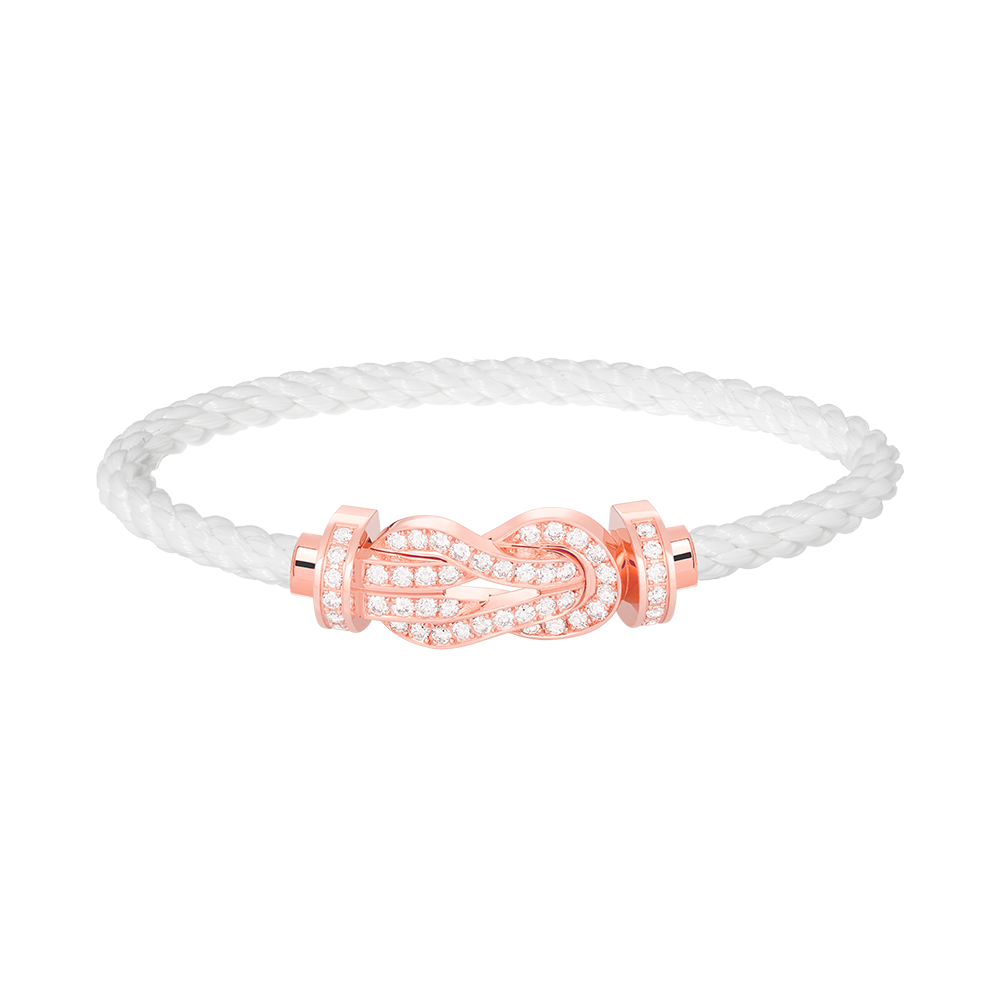 [⭐DORISW] CHANCE GROSSES 8-FIGUREN-ARMBAND MIT DURCHGEHENDEM DIAMANTBESATZ ROSEGOLD