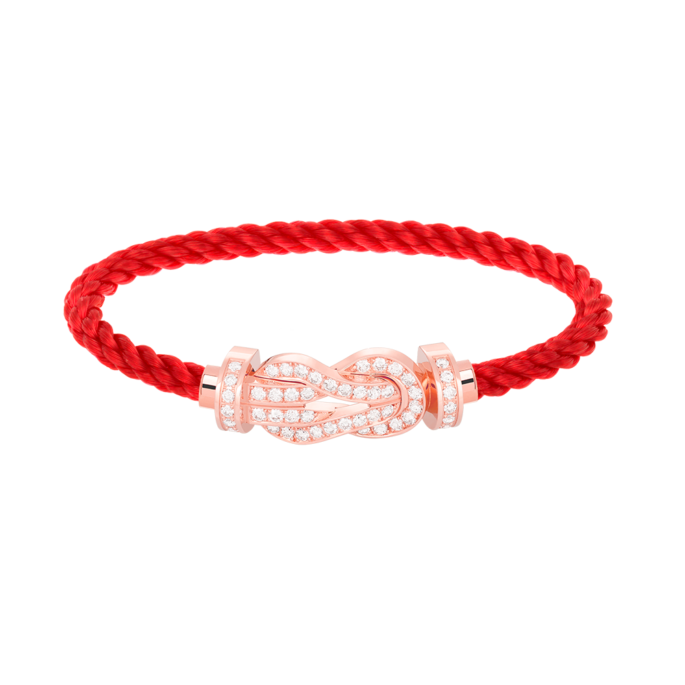 [⭐DORISW] CHANCE GROSSES 8-FIGUREN-ARMBAND MIT DURCHGEHENDEM DIAMANTBESATZ ROSEGOLD