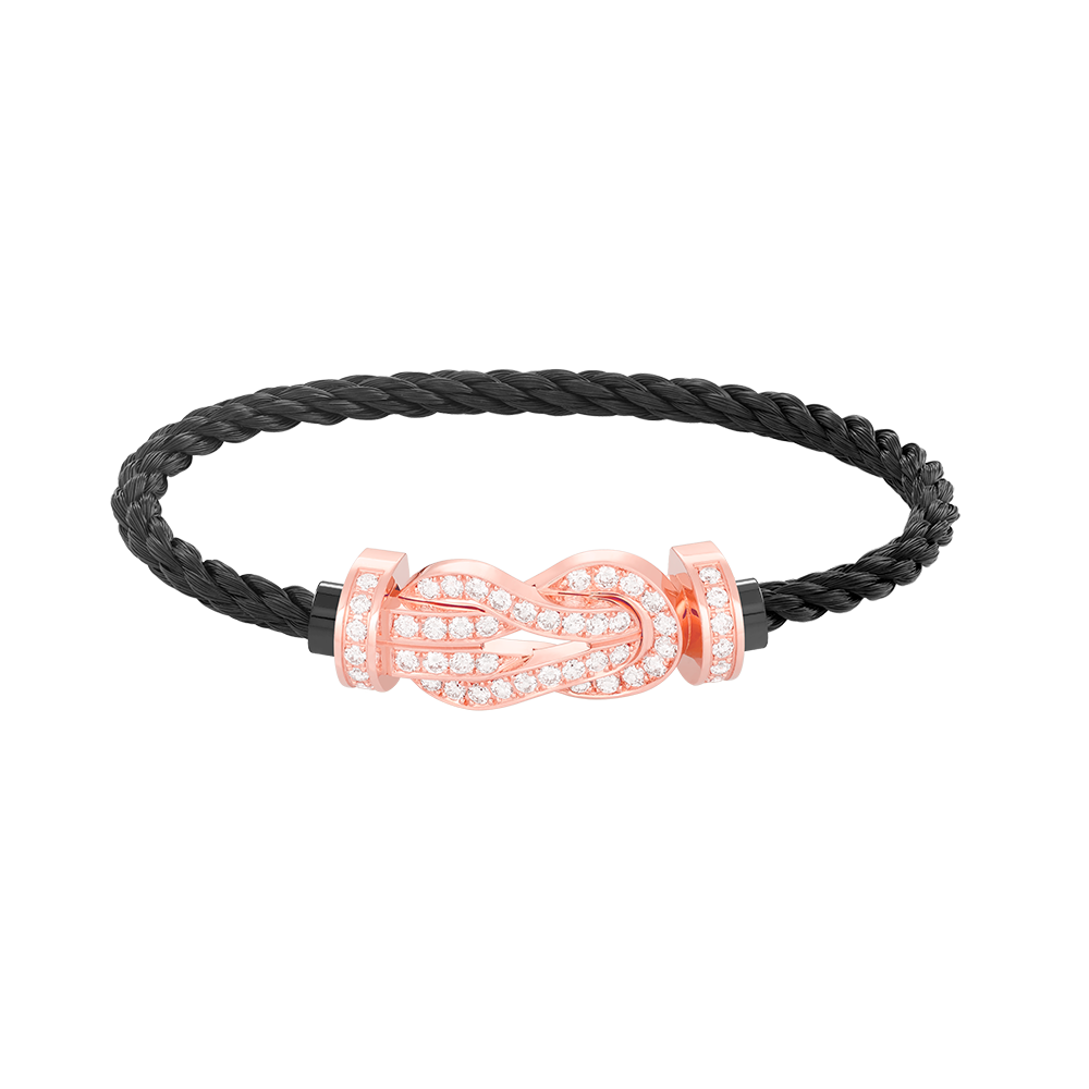 [⭐DORISW] CHANCE GROSSES 8-FIGUREN-ARMBAND MIT DURCHGEHENDEM DIAMANTBESATZ ROSEGOLD