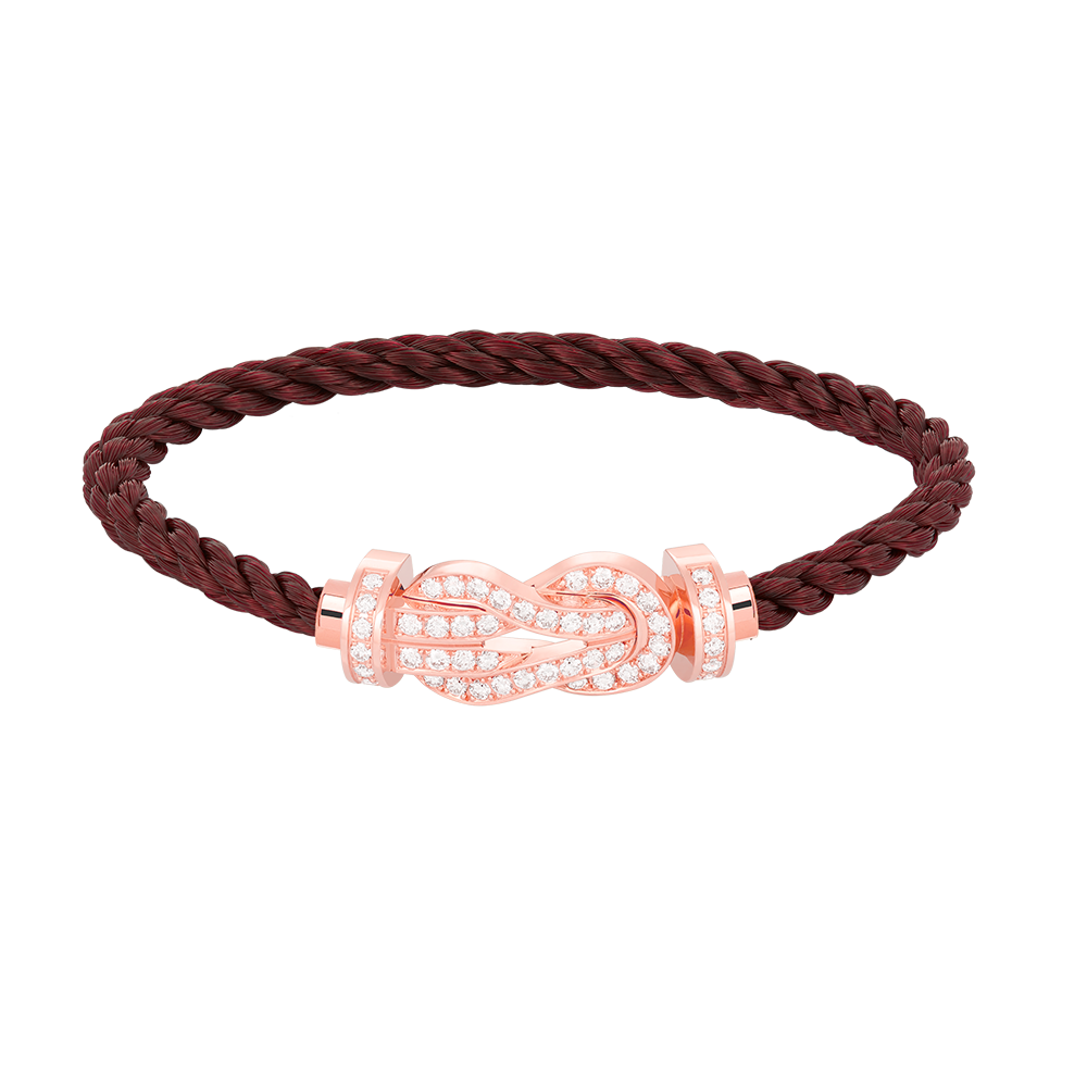 [⭐DORISW] CHANCE GROSSES 8-FIGUREN-ARMBAND MIT DURCHGEHENDEM DIAMANTBESATZ ROSEGOLD