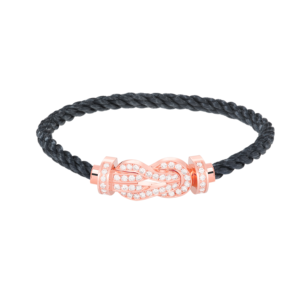 [⭐DORISW] CHANCE GROSSES 8-FIGUREN-ARMBAND MIT DURCHGEHENDEM DIAMANTBESATZ ROSEGOLD