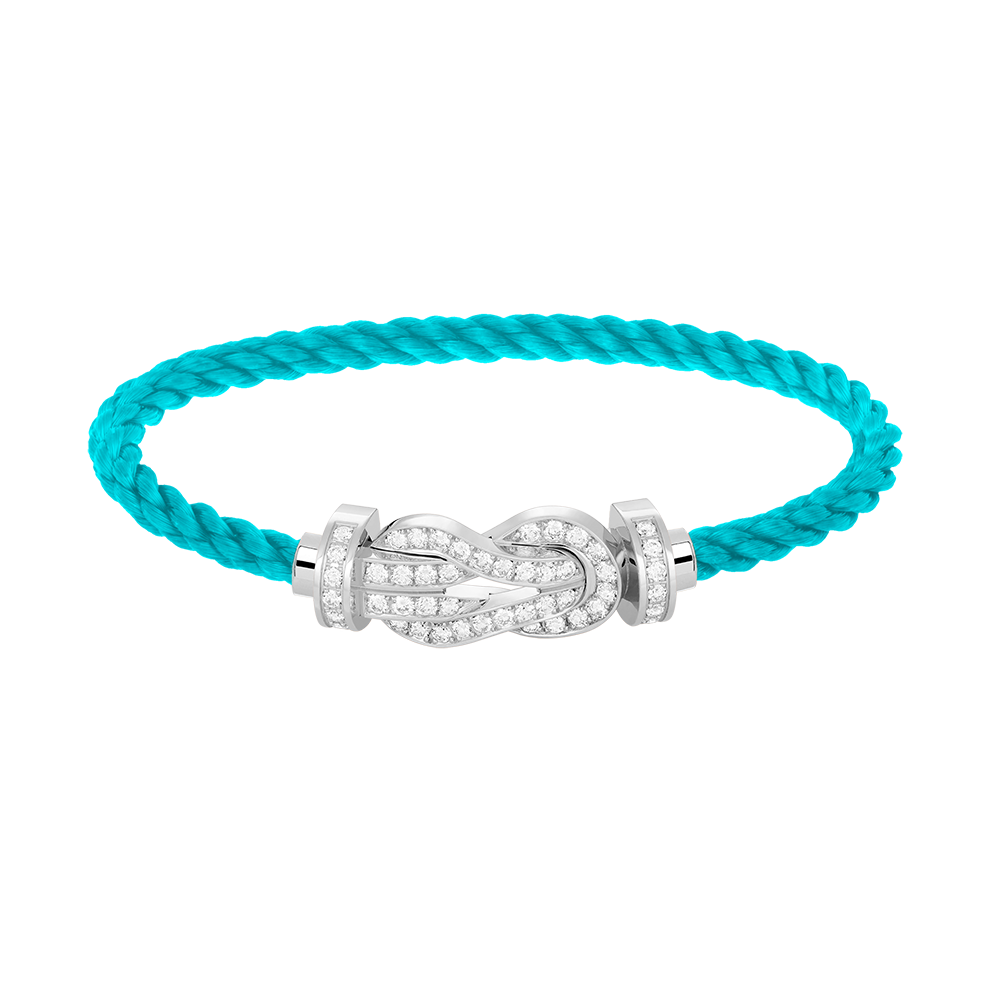 [⭐DORISW] CHANCE GROSSES ARMBAND MIT 8-STELLIGER SCHNALLE UND VOLLBESATZ MIT DIAMANTEN SILBER