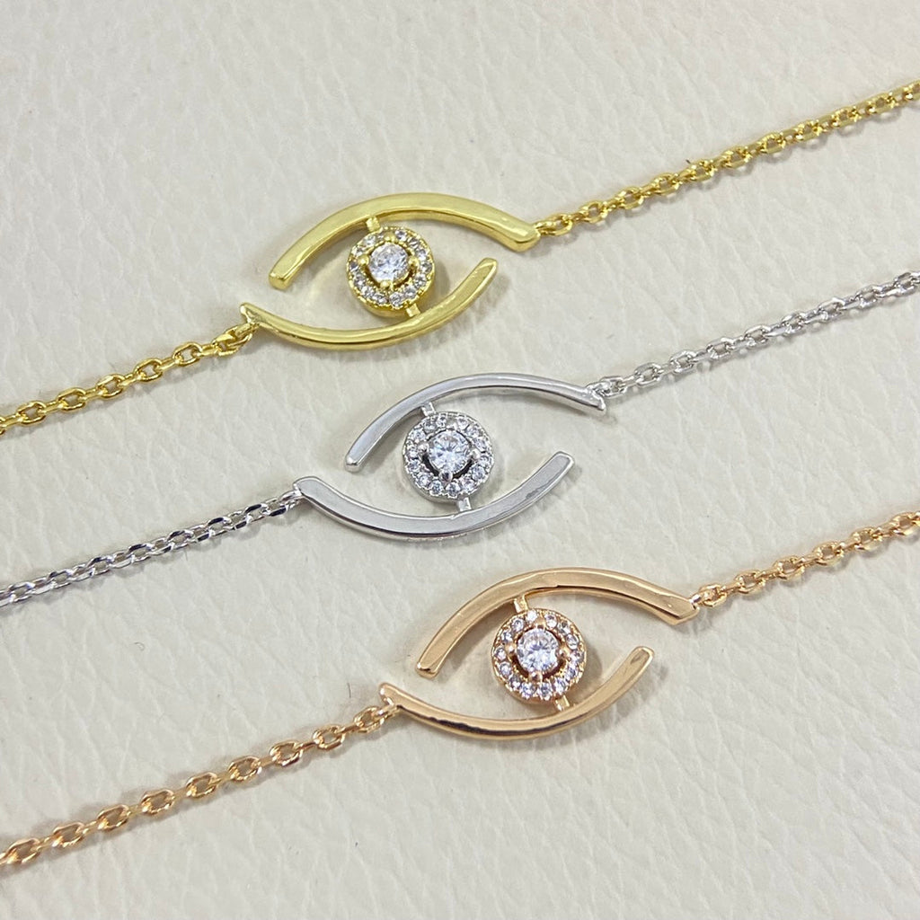[⭐DORISW]Lucky Eye Armband mit Pavé-Diamanten