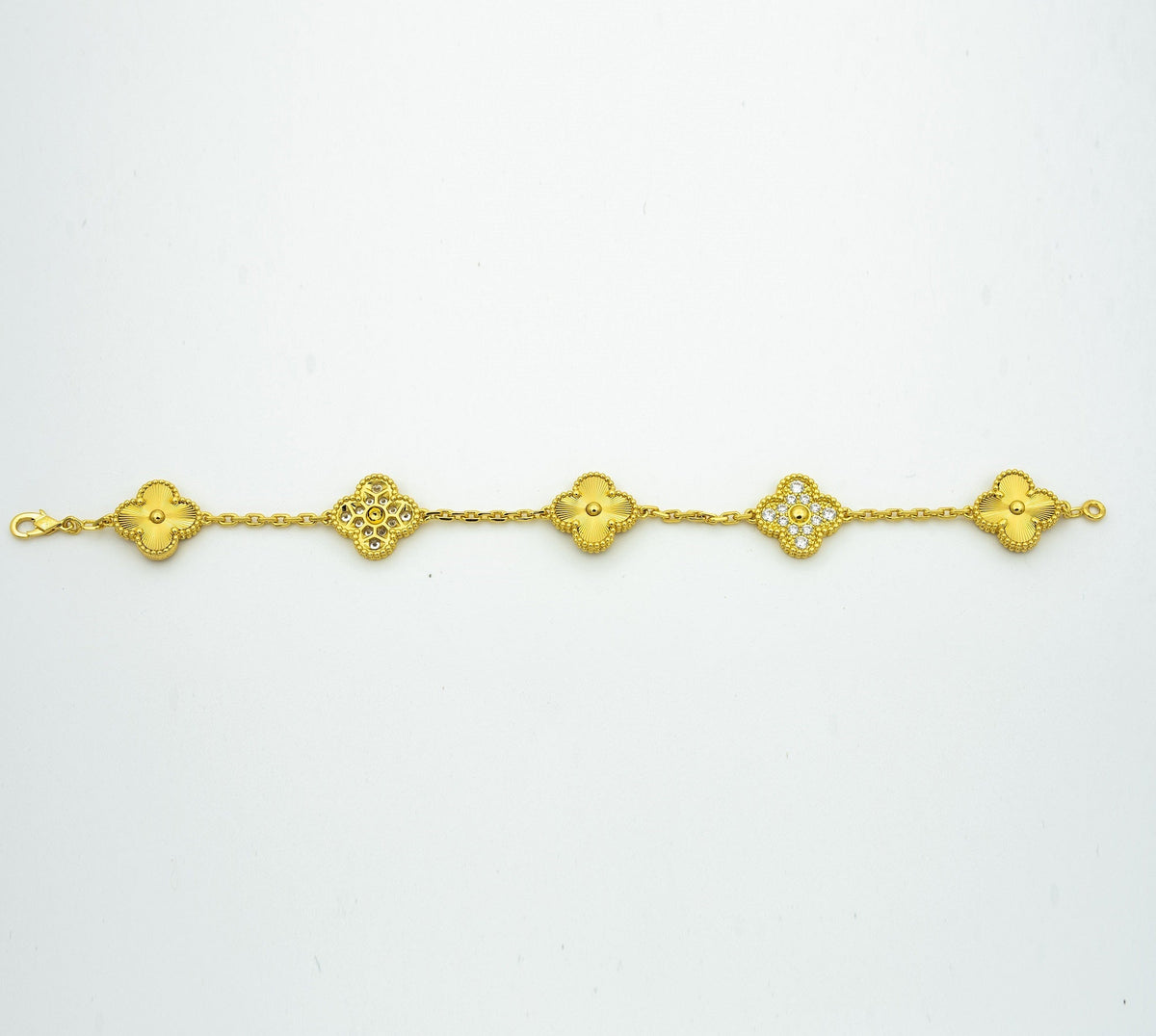 [[⭐DORISW] ]New  CLOVER 5 MOTIF LASER BRACELET COLLECTION