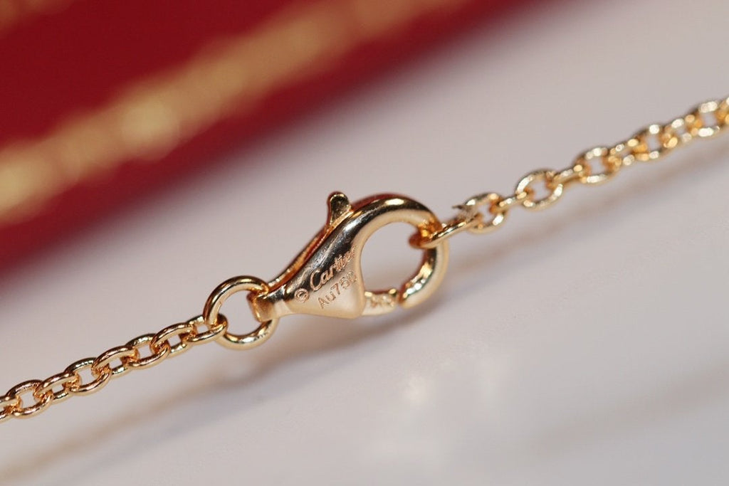 [⭐DORISW] LOVE NECKLACE PINK GOLD AND SILVER