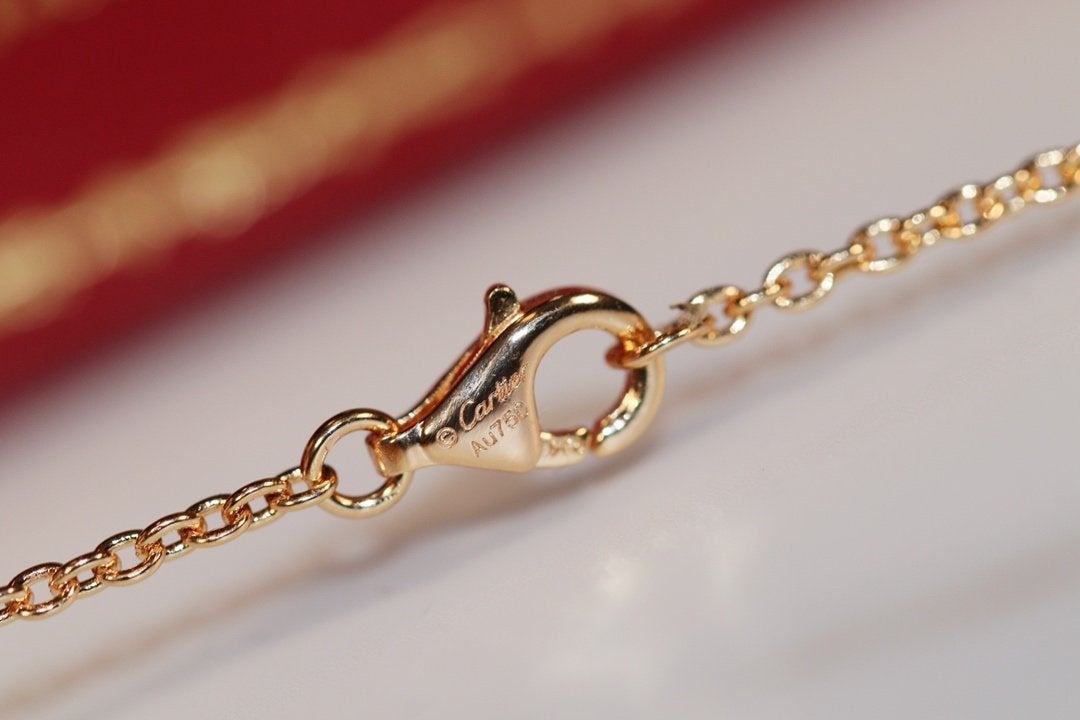 [⭐DORISW] LOVE NECKLACE PINK GOLD AND SILVER