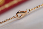 [⭐DORISW] LOVE NECKLACE PINK GOLD AND SILVER