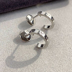 [⭐DORISW] ラブピアス 2.65MM シルバー