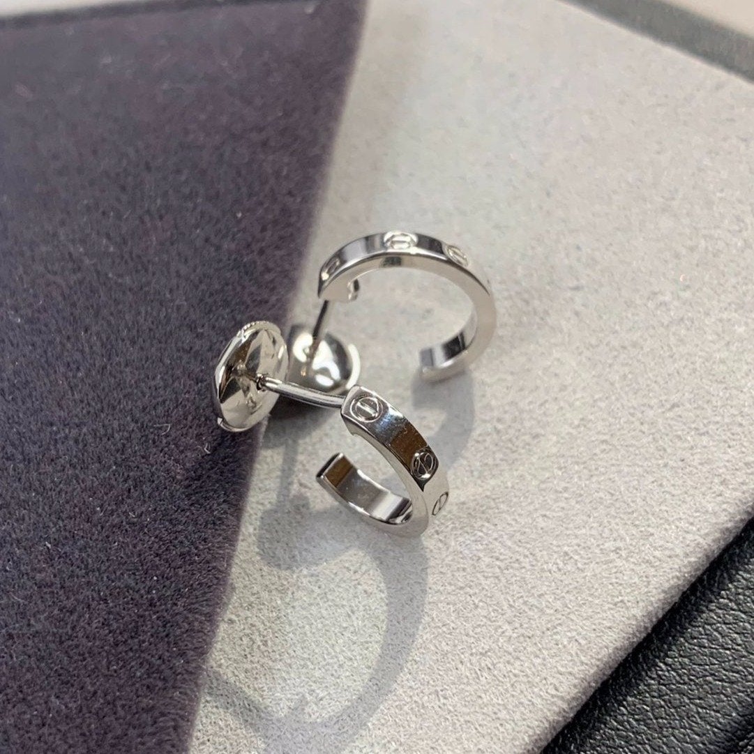 [⭐DORISW] ラブピアス 2.65MM シルバー
