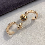 [⭐DORISW] LOVE EARRINGS 2.65MM PINK GOLD