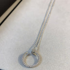 [⭐DORISW] JUSTE HALSKETTE SILBER DIAMANTEN