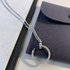 [⭐DORISW] JUSTE HALSKETTE SILBER DIAMANTEN