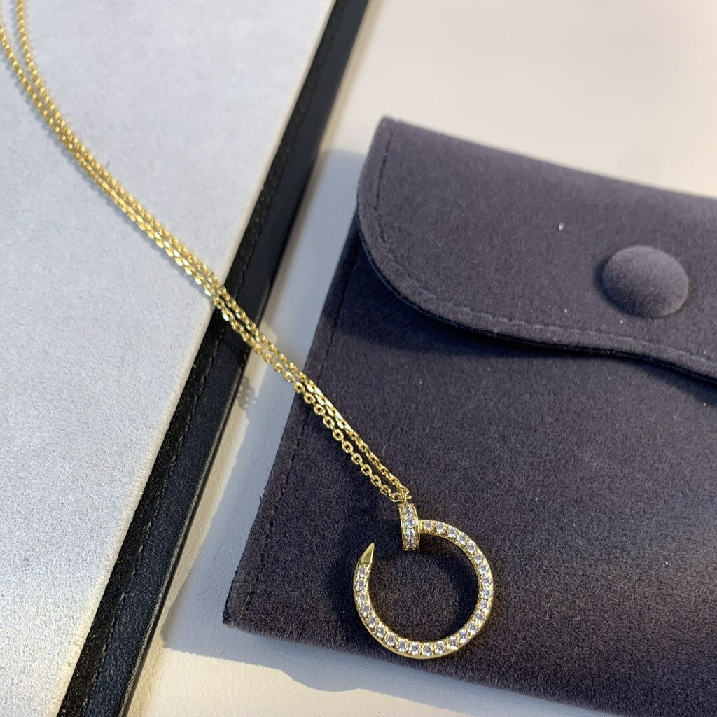 [⭐DORISW] JUSTE HALSKETTE GOLD DIAMANTEN