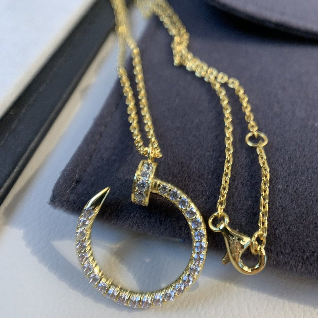 [⭐DORISW] JUSTE HALSKETTE GOLD DIAMANTEN