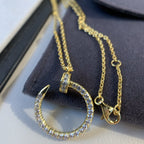 [⭐DORISW] JUSTE HALSKETTE GOLD DIAMANTEN