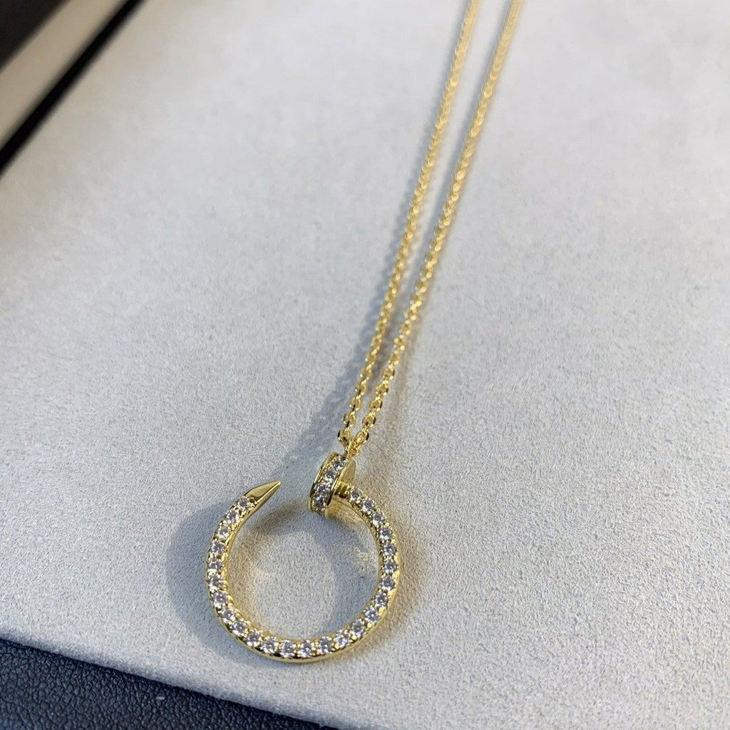 [⭐DORISW] JUSTE HALSKETTE GOLD DIAMANTEN