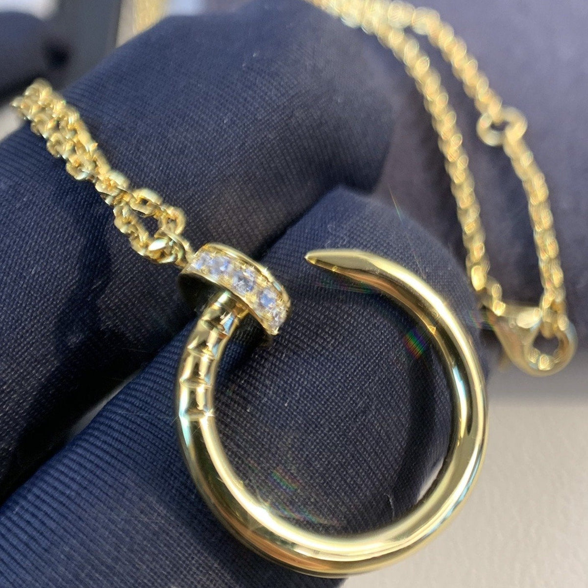 [⭐DORISW] JUSTE HALSKETTE GOLD DIAMANTEN