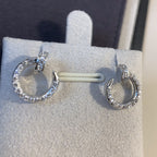 [⭐DORISW] JUSTE EARRINGS SILVER DIAMONDS