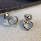 [⭐DORISW] JUSTE EARRINGS SILVER DIAMONDS