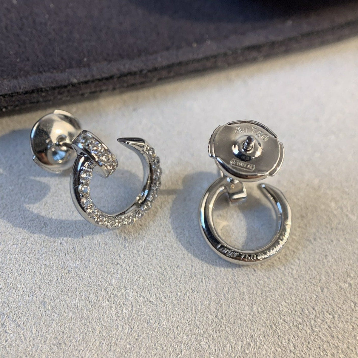 [⭐DORISW] JUSTE EARRINGS SILVER DIAMONDS