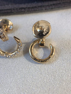 [⭐DORISW] JUSTE EARRINGS GOLD DIAMONDS
