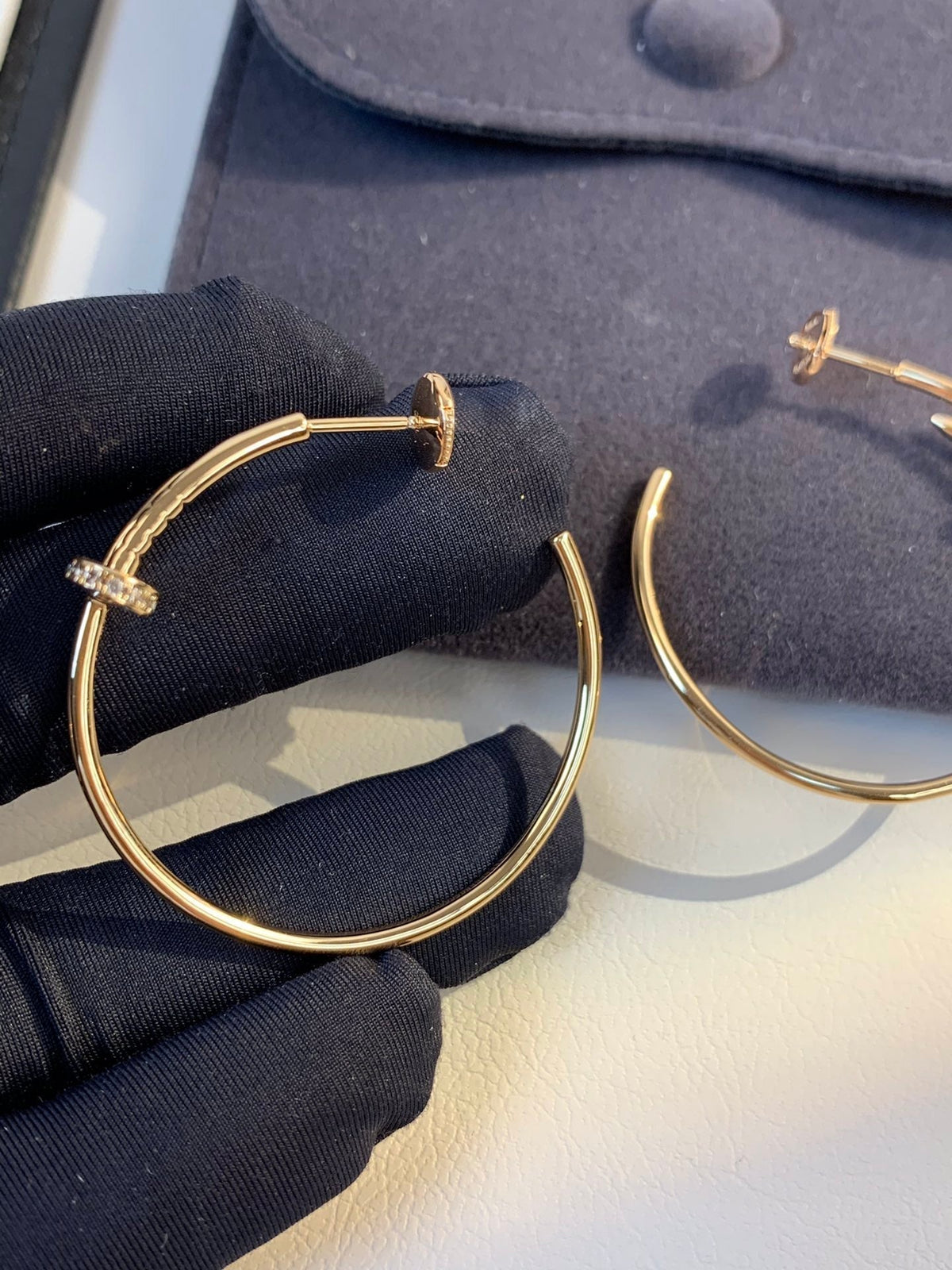 [⭐DORISW] JUSTE OHRRINGE GOLD DIAMANTEN 1,8 MM