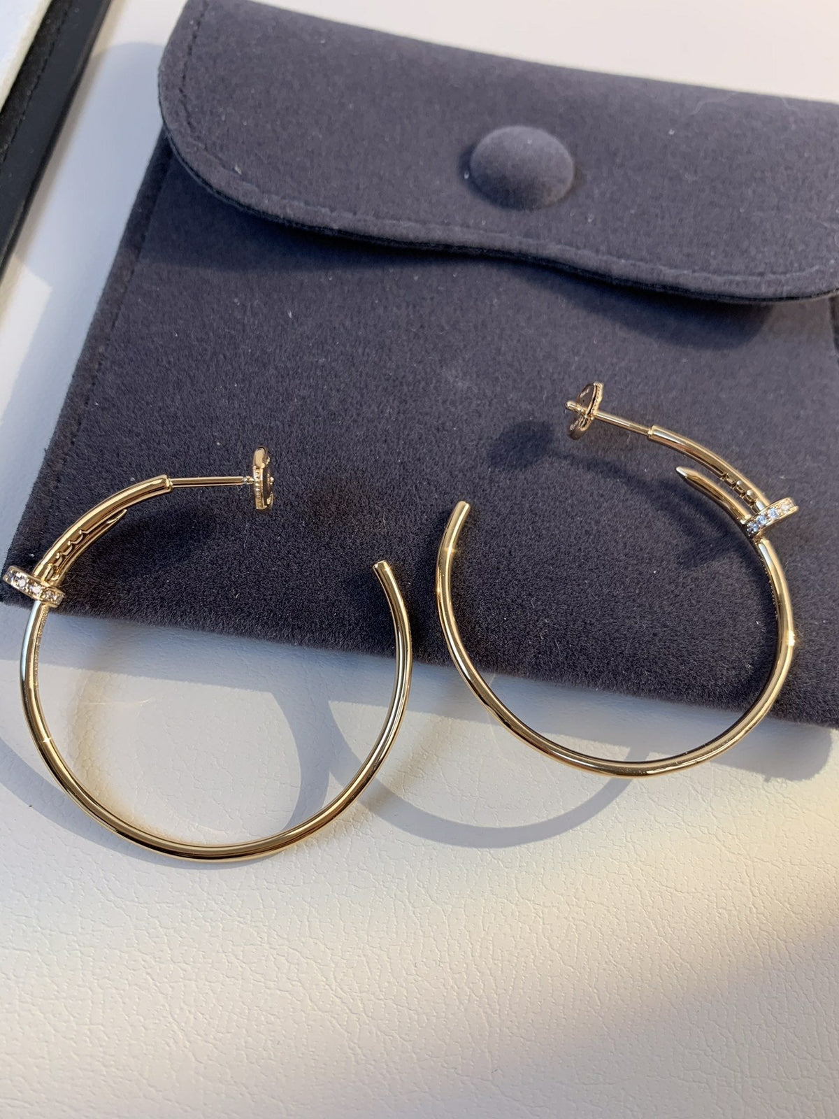 [⭐DORISW] JUSTE OHRRINGE GOLD DIAMANTEN 1,8 MM