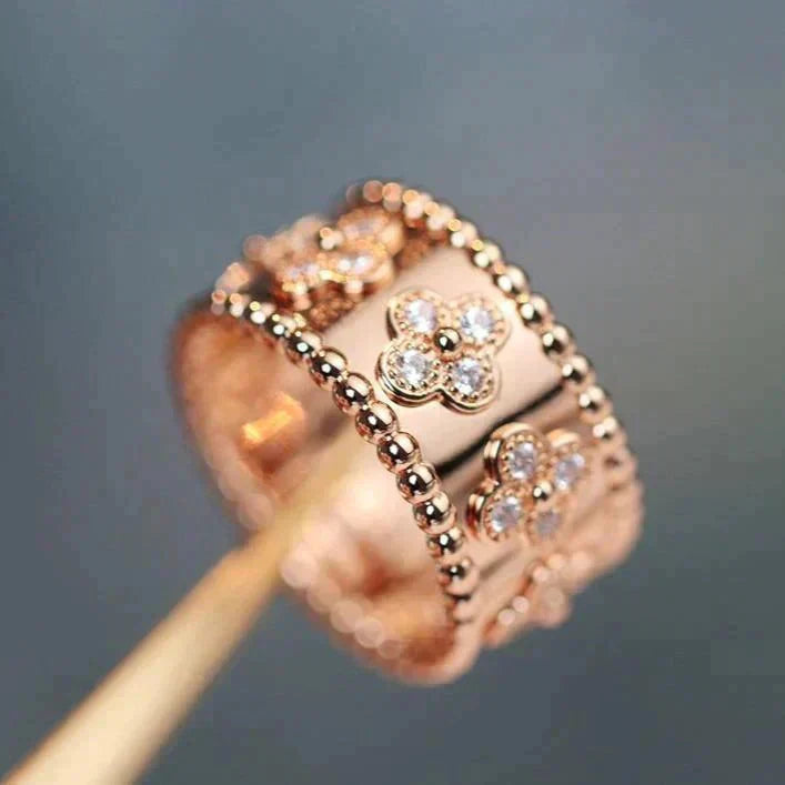 [⭐DORISW] CLOVER KALEIDOSCOPE RING 10MM