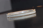 [⭐DORISW] PERLEE DIAMANT-ARMBAND 1-REIHIG