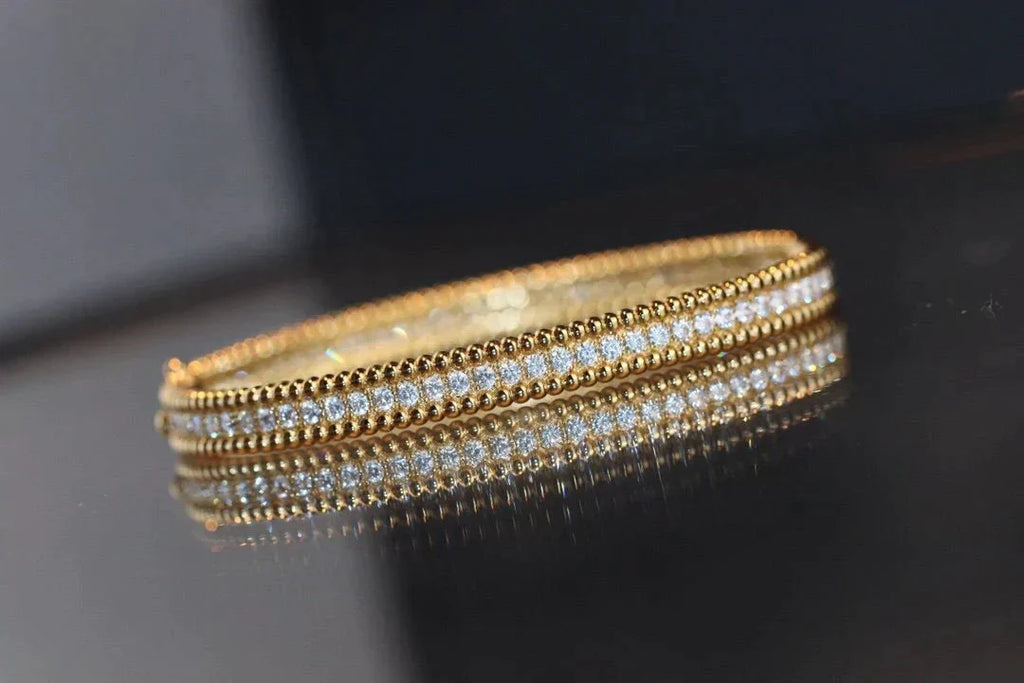 [⭐DORISW] PERLEE DIAMANT-ARMBAND 1-REIHIG
