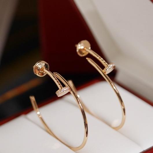 [⭐DORISW] JUSTE EARRINGS DIAMONDS 1.8MM