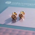 [⭐DORISW] LOVE EARRINGS PINK GOLD 10MM