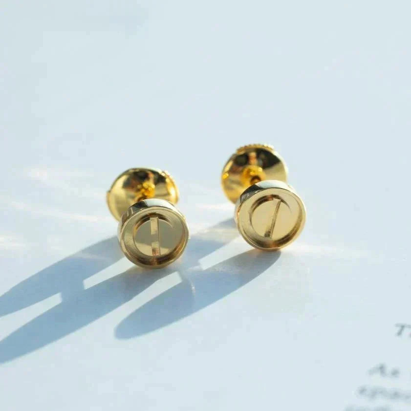 [⭐DORISW] ラブピアス ゴールド 10MM