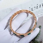 [⭐DORISW]SERPENTI ARMBAND ROSÉGOLD MALACHIT