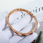 [⭐DORISW]SERPENTI BRACELET PINK GOLD RUBELLITE