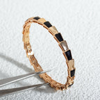 {"[⭐DORISW]SERPENTI BRACELET PINK GOLD ONYX": "【⭐DORISW】セルペンティ ブレスレット ピンクゴールド オニキス"}