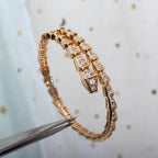 [⭐DORISW]セルペンティ ブレスレット 6.8mm ピンクゴールド ダイヤモンド