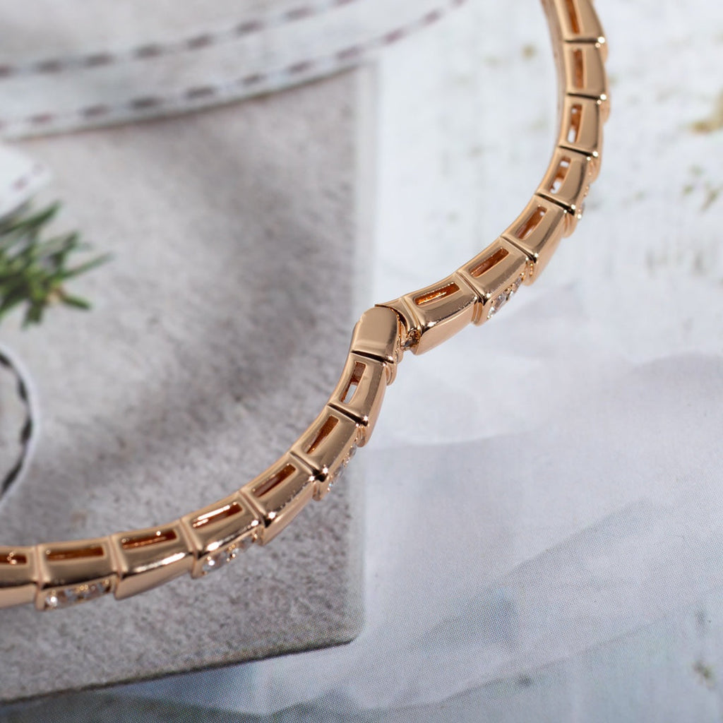 [⭐DORISW]SERPENTI BRACELET PINK GOLD DIAMOND