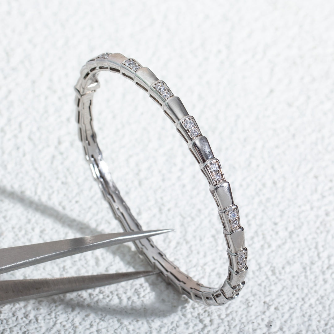 [⭐DORISW]SERPENTI BRACELET SILVER DIAMOND