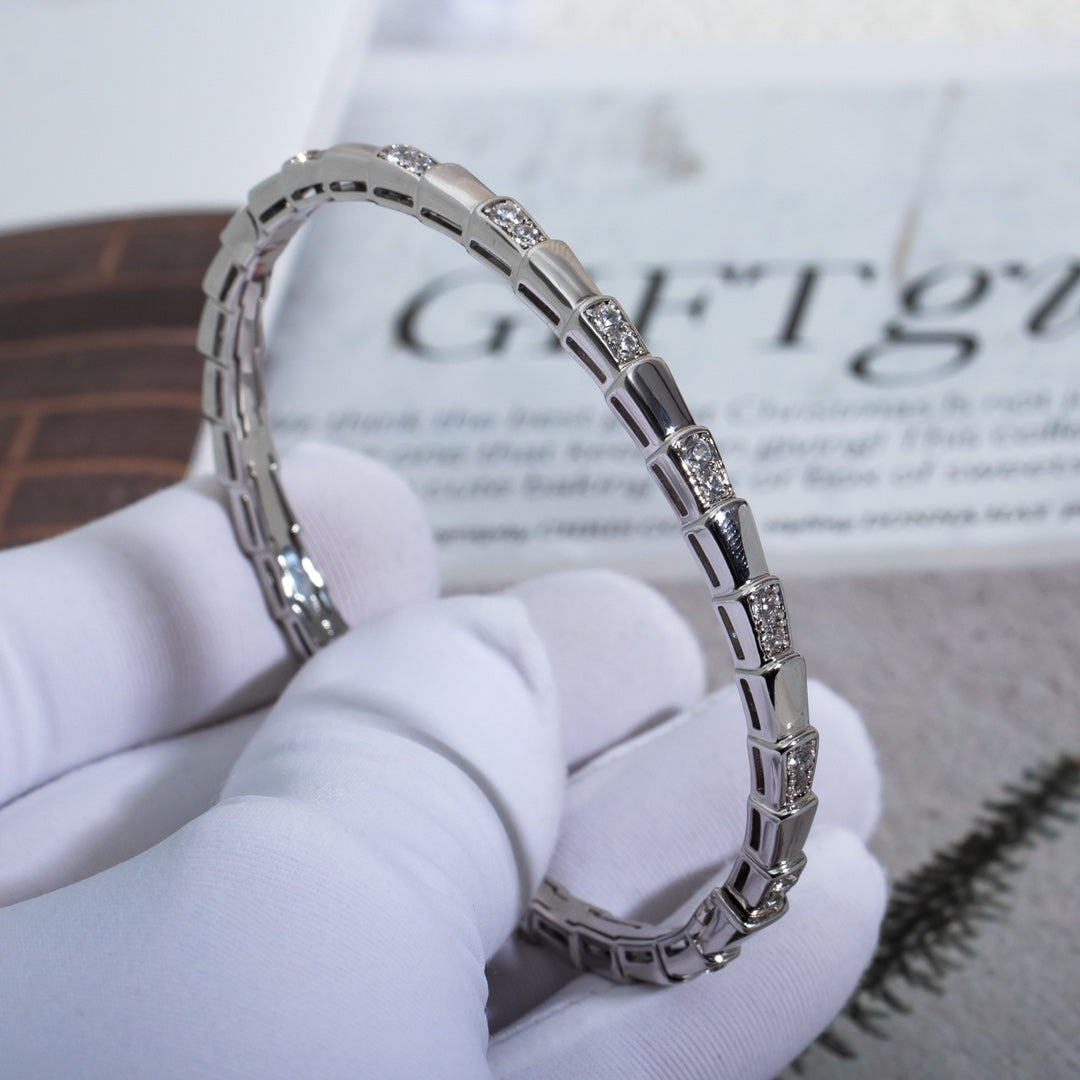 [⭐DORISW]SERPENTI BRACELET SILVER DIAMOND