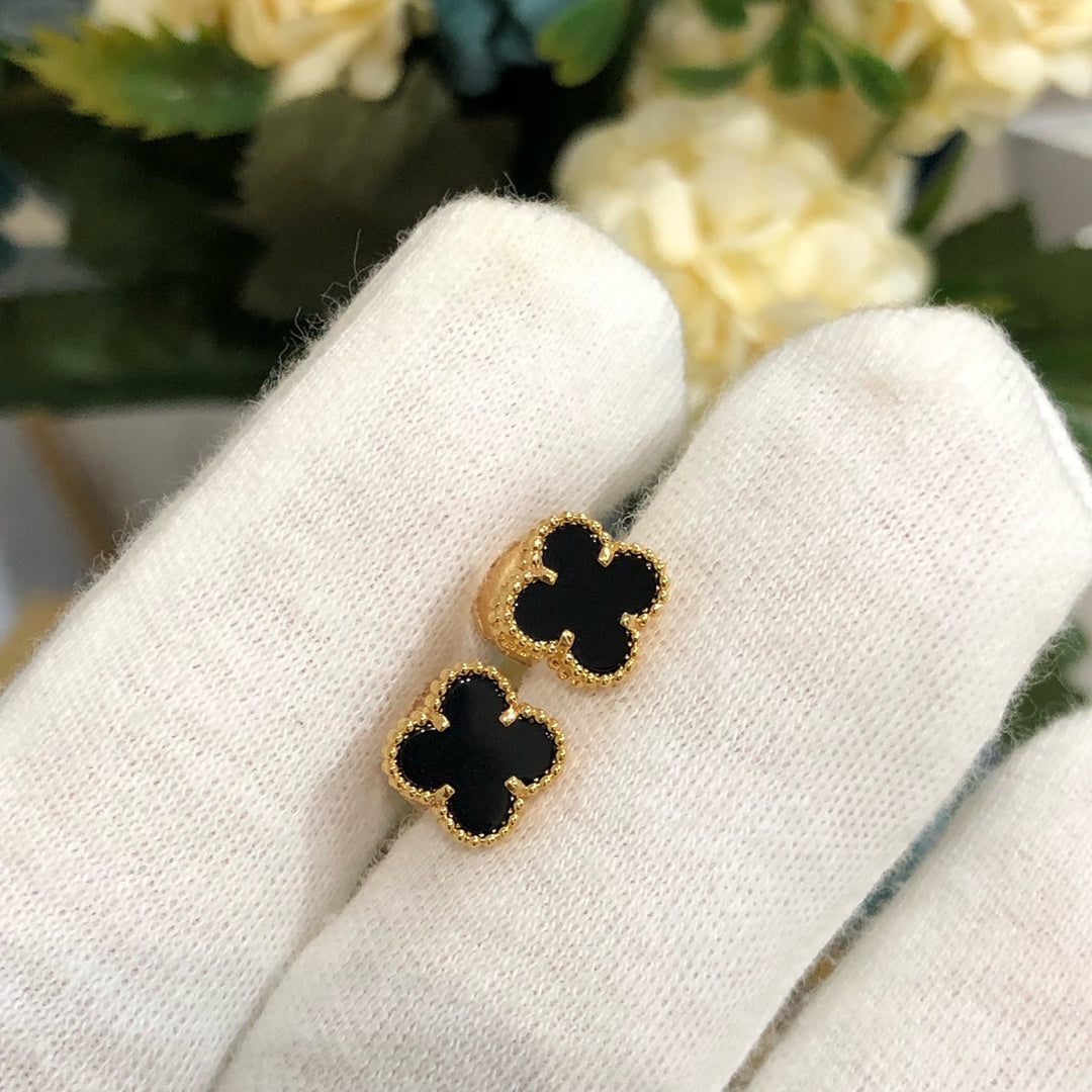 [⭐DORISW] CLOVER MINI GOLD-OHRRINGE