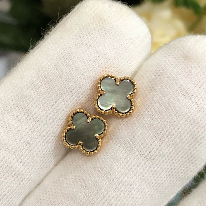 [⭐DORISW] CLOVER MINI GOLD-OHRRINGE